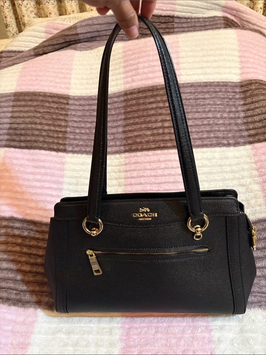 Coach Handbags - Coach Kailey Carryall Black in Crossgrain Leather